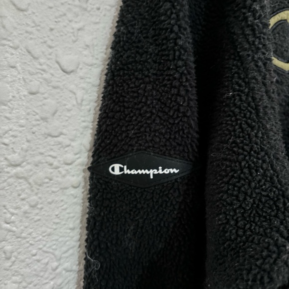 Champion Fleece Black Jacket - Picture 3 of 4